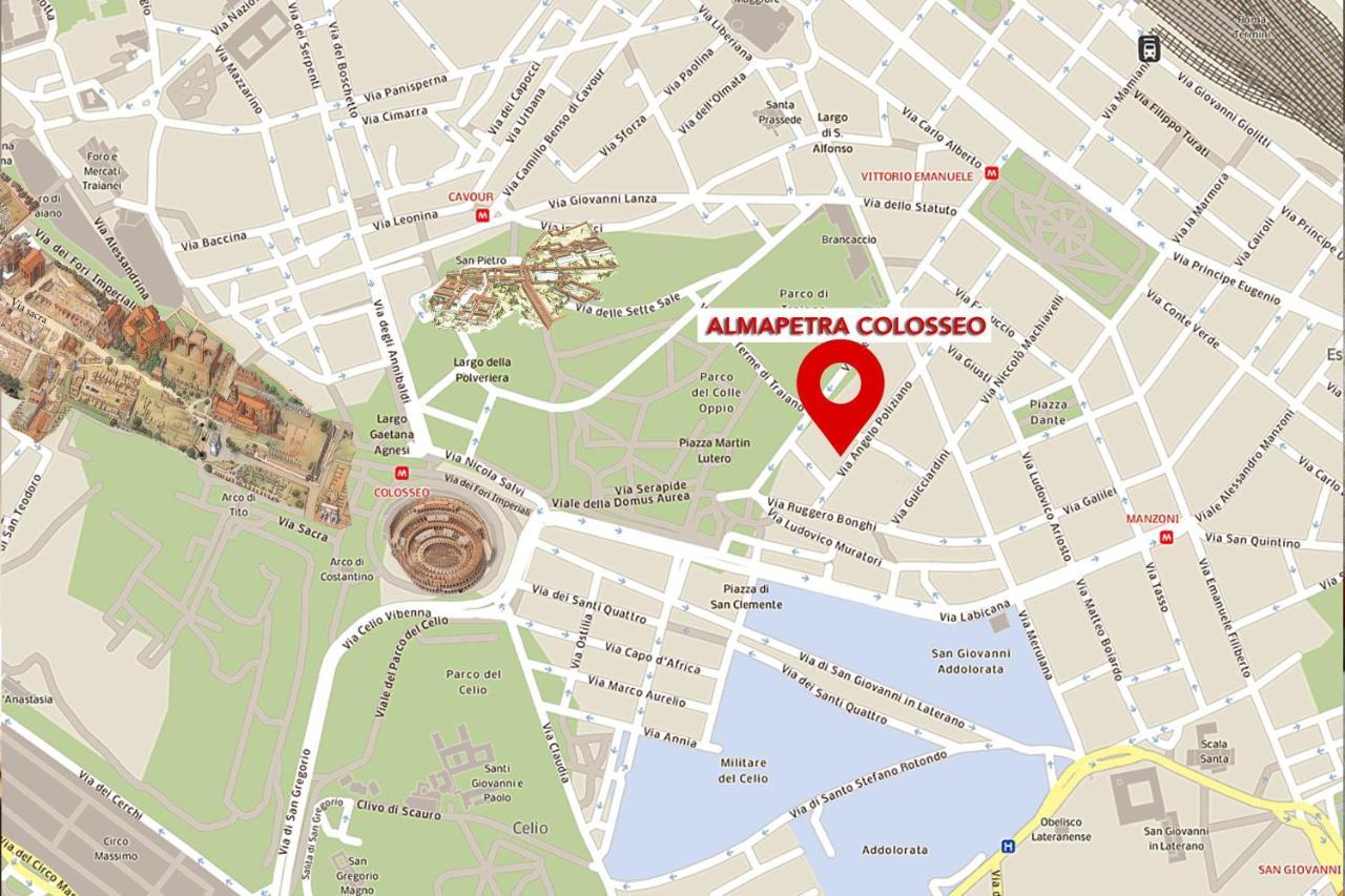 Almapetra Colosseo Roma Dış mekan fotoğraf